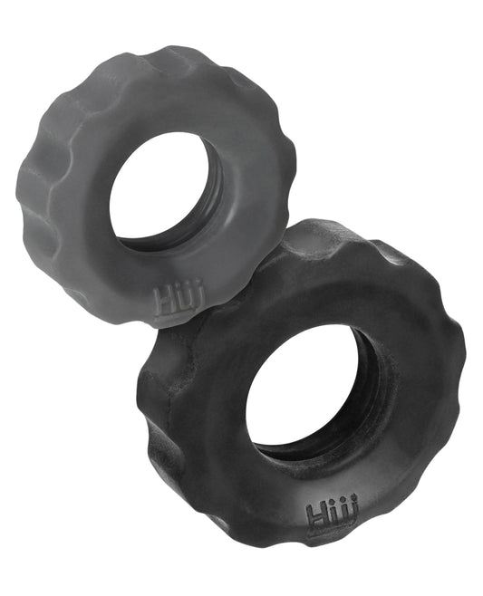 Hunky Junk Hunky Junk Cog Ring 2 Size Double Pack - Tar &amp; Stone Pack of 2