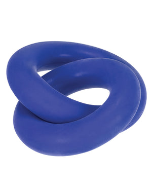 Hunky Junk Hunky Junk Duo Linked Cock &amp; Ball Rings - Cobalt - Image 4