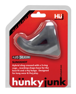 Hunky Junk Hunky Junk Slingshot 3 Ring Teardrop - Stone - Image 4