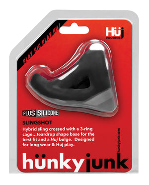 Hunky Junk Hunky Junk Slingshot 3 Ring Teardrop - Tar - Image 4