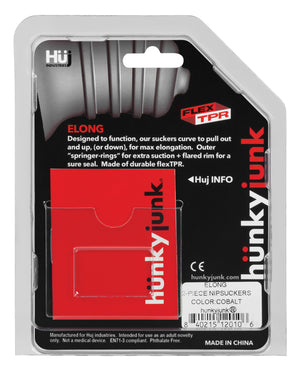 Hunky Junk Hunky Junk Elong Nipsuckers - Cobalt - Image 4