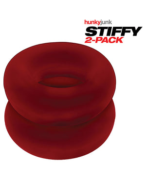 Hunky Junk Hunky Junk Stiffy 2 Pack Cockrings - Cherry Ice - Image 4