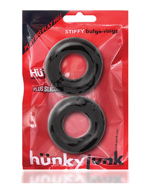 Hunky Junk Hunky Junk Stiffy 2 Pack Cockrings - Tar Ice - Image 5