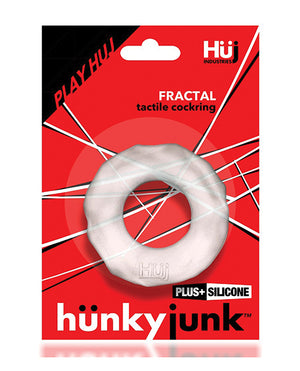 Hunky Junk Hunky Junk Fractal Cockring - Clear Ice - Image 4