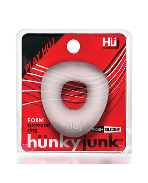 Hunky Junk Hunky Junk Form Cock Ring - Clear Ice - Image 5
