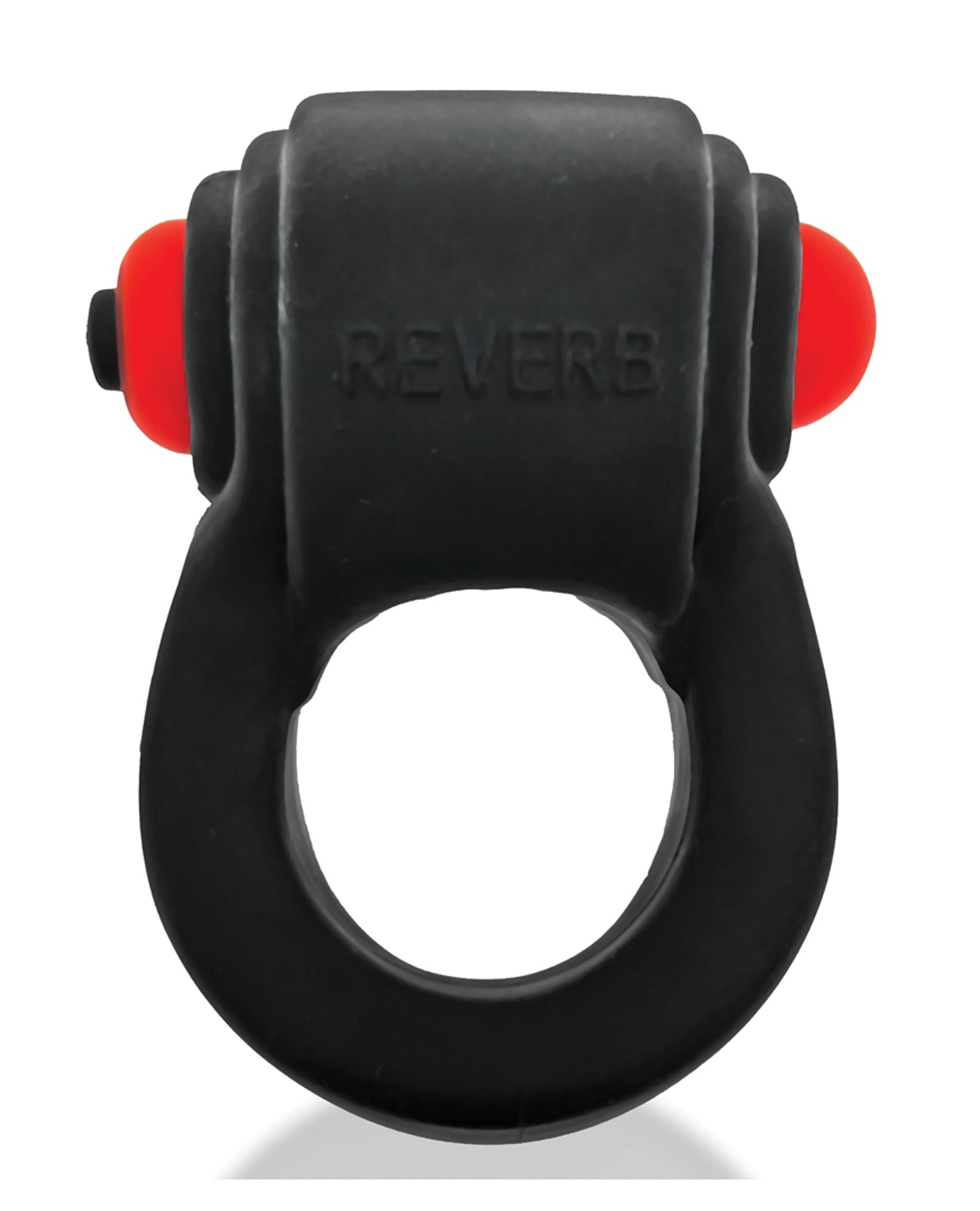 Hunky Junk Hunky Junk Revring Cock Ring w/Vibe - Tar w/Red Vibe