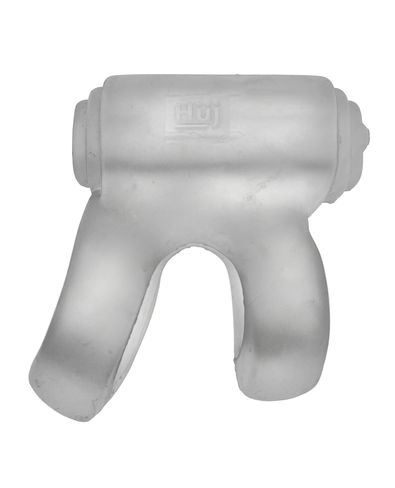 Hunky Junk Hunky Junk Revhammer Shaft Vibe Ring - Clear Ice w/Blue Vibe