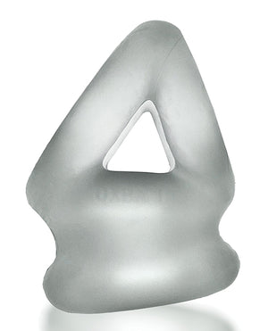 Oxballs Oxballs Tri Squeeze Cocksling &amp; Ballstretcher - Clear Ice - Image 2