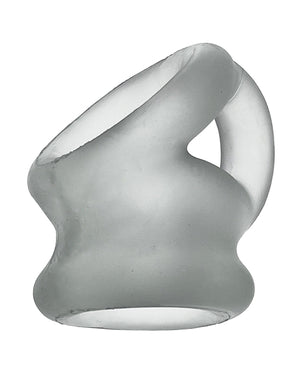 Oxballs Oxballs Tri Squeeze Cocksling &amp; Ballstretcher - Clear Ice - Image 3