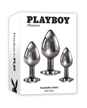 Playboy Playboy Pleasure Pleasure 3 Ways Butt Plugs