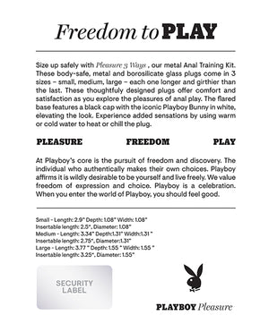 Playboy Playboy Pleasure Pleasure 3 Ways Butt Plugs - Image 2