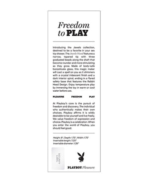 Playboy Playboy Pleasure Jewels Wand - Clear - Image 5