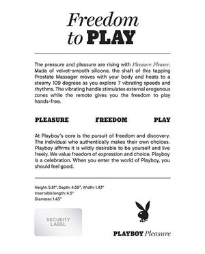 Playboy Playboy Pleasure Pleasure Pleaser Prostate Massager - Deep Ocean - Image 3