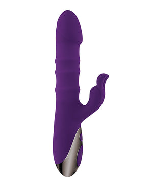 Playboy Playboy Pleasure Hop To It Rabbit Vibrator - Acai - Image 4