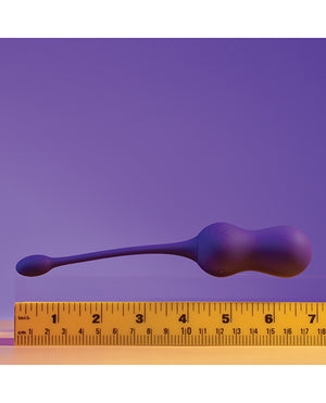 Playboy Playboy Pleasure Double Time Kegel Balls - Acai - Image 5