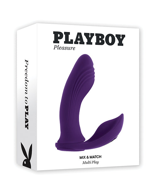 Playboy Playboy Pleasure Mix &amp; Match Dual Vibrator - Purple