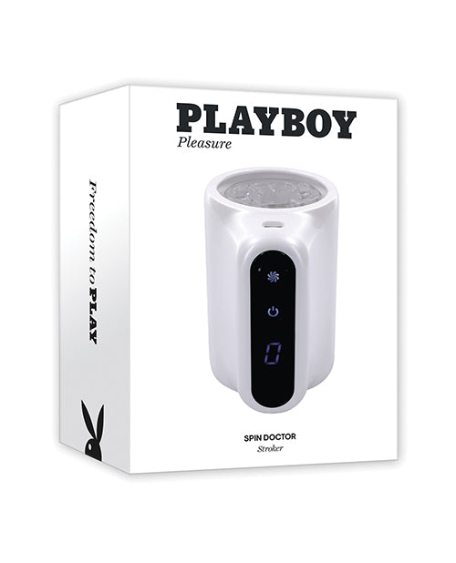 Playboy Playboy Pleasure Spin Doctor Stroker - Frost - Image 2