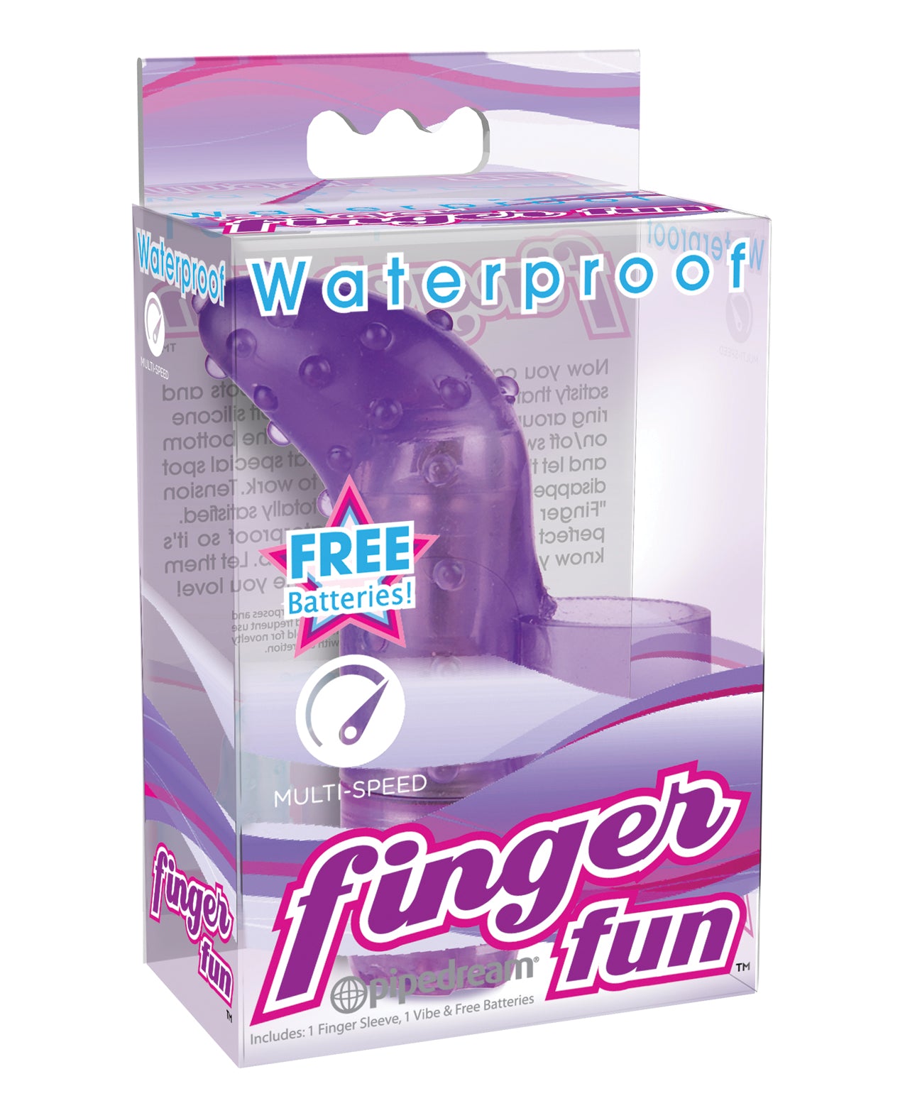 Pipedream Products Finger Fun Waterproof - Purple
