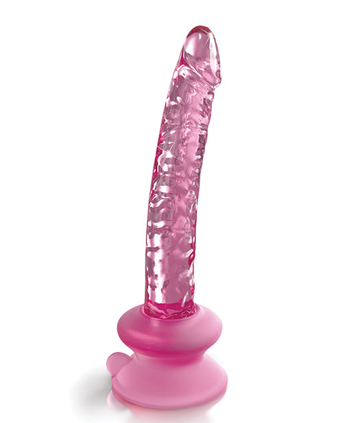 Icicles Icicles No. 86 Hand Blown Glass Massager w/Suction Cup - Pink - Image 2