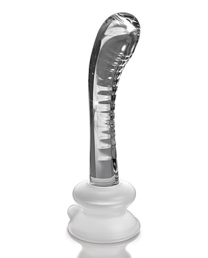Icicles Icicles No. 88 Hand Blown Glass G-Spot Massager w/Suction Cup - Clear - Image 2