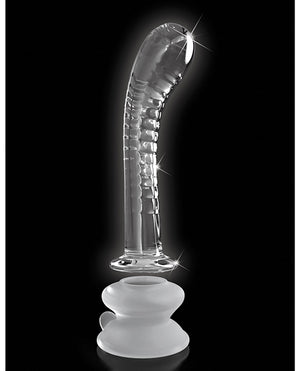 Icicles Icicles No. 88 Hand Blown Glass G-Spot Massager w/Suction Cup - Clear - Image 4