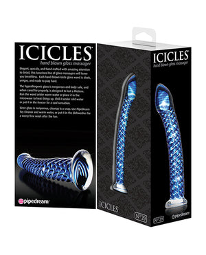 Icicles Icicles No. 29 Hand Blown Glass - Clear w/Ridges - Image 2