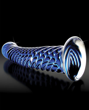 Icicles Icicles No. 29 Hand Blown Glass - Clear w/Ridges - Image 3