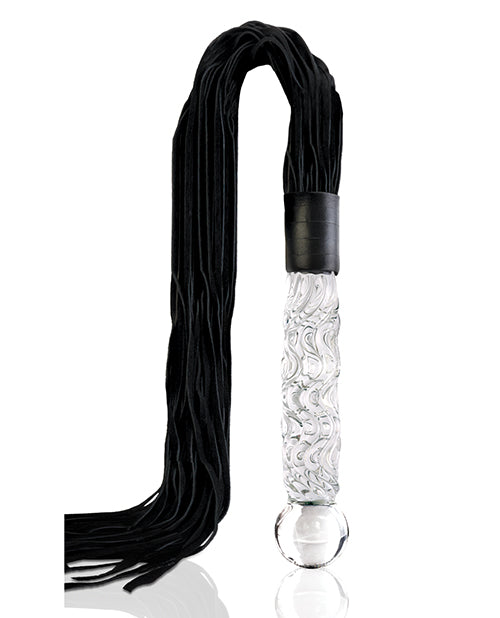 Icicles Icicles No. 38 Hand Blown Glass Handled Whip - Clear - Image 2