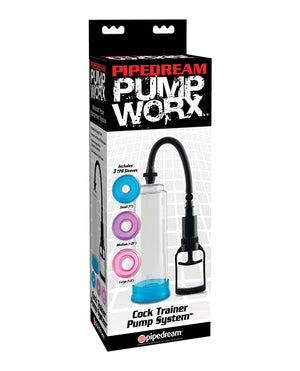 Pump Worx Pump Worx Cock Trainer Pump System w/3 TPR Sleeves - Image 2