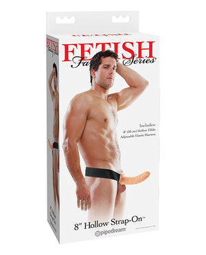 Fetish Fantasy Series Fetish Fantasy Series 8" Hollow Strap On - Flesh