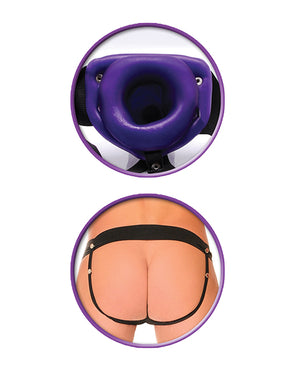 Fetish Fantasy Series Fetish Fantasy Series Him or Her Hollow Strap-On - Purple - Image 4