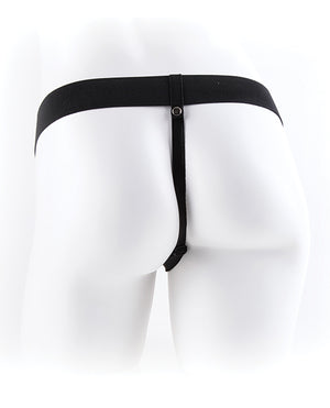 Fetish Fantasy Series Fetish Fantasy Series 9" Vibrating Hollow Strap On w/Balls - Flesh - Image 5