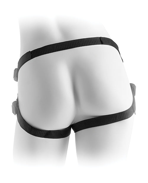 Fetish Fantasy Series Fetish Fantasy Series Vibrating Plush Harness - Black - Image 2