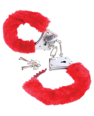Fetish Fantasy Series Fetish Fantasy Series Beginner's Furry Cuffs - Red - Image 2