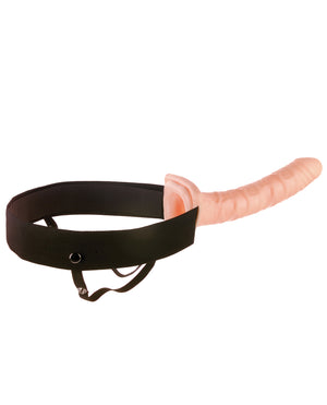 Fetish Fantasy Series Fetish Fantasy Series 10" Hollow Strap On - Flesh - Image 3