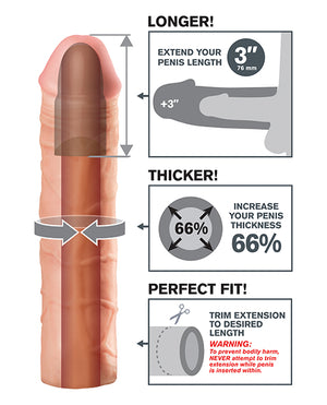 Fantasy X-tensions Fantasy X-tensions Mega 3" Extension - Flesh - Image 4