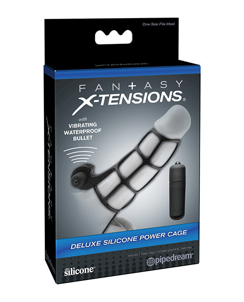 Fantasy X-tensions Fantasy X-tensions Deluxe Silicone Power Cage - Black - Image 2
