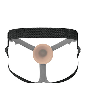 Fantasy X-Tensions Elite 9" Silicone Hallow Strap-On Dual Density - Brown