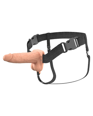 Fantasy X-tensions Fantasy X-Tensions Elite 6" Vibrating Hollow Strap-On - Light - Image 4