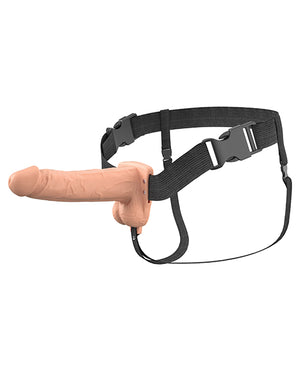 Fantasy X-Tensions Elite 7" Vibrating Hollow Strap-On - Light