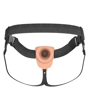 Fantasy X-Tensions Elite 7" Vibrating Hollow Strap-On - Light