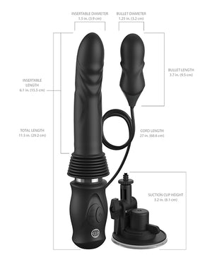 Fetish Fantasy Series Fetish Fantasy Series Ultimate Silicone Thruster - Black - Image 5
