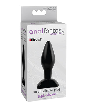Anal Fantasy Collection Anal Fantasy Collection Small Silicone Plug - Black