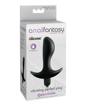 Anal Fantasy Collection Anal Fantasy Collection Vibrating Perfect Plug - Black