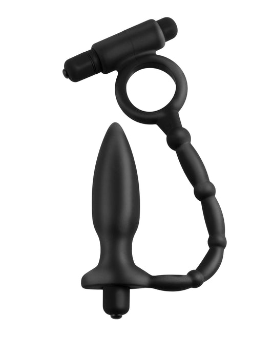 Anal Fantasy Collection Anal Fantasy Collection Ass Kicker w/Cockring - Black - Image 2