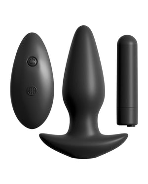 Anal Fantasy Collection Anal Fantasy Collection Remote Control Silicone Plug - Black - Image 4