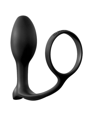 Anal Fantasy Collection Anal Fantasy Ass-Gasm Cockring Beginners Plug - Black - Image 4