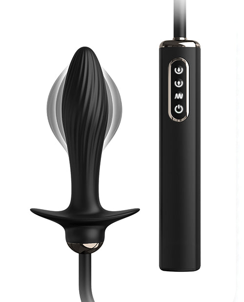 Anal Fantasy Elite Collection Anal Fantasy Elite Collection Auto Throb Inflatable Vibrating Plug - Black - Image 2