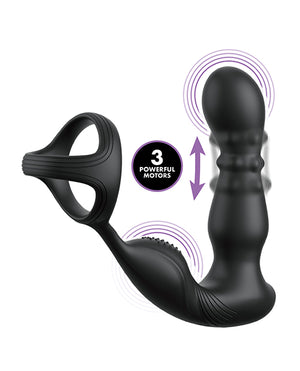Anal Fantasy Elite Collection Anal Fantasy Elite Ass-Gasm Slide &amp; Glide P-Spot Stimulator - Black - Image 5