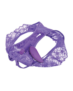 Fantasy For Her Fantasy For Her Crotchless Panty Thrill Her - Purple - Image 4